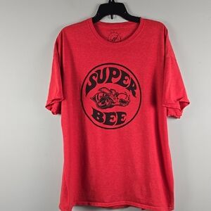 Dodge Licensed Product Super Bee Red Graphic T-Shirt